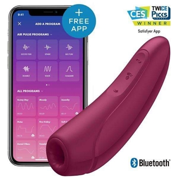  Satisfyer Curvy 1+ - App-Styret Klitoris Stimulator